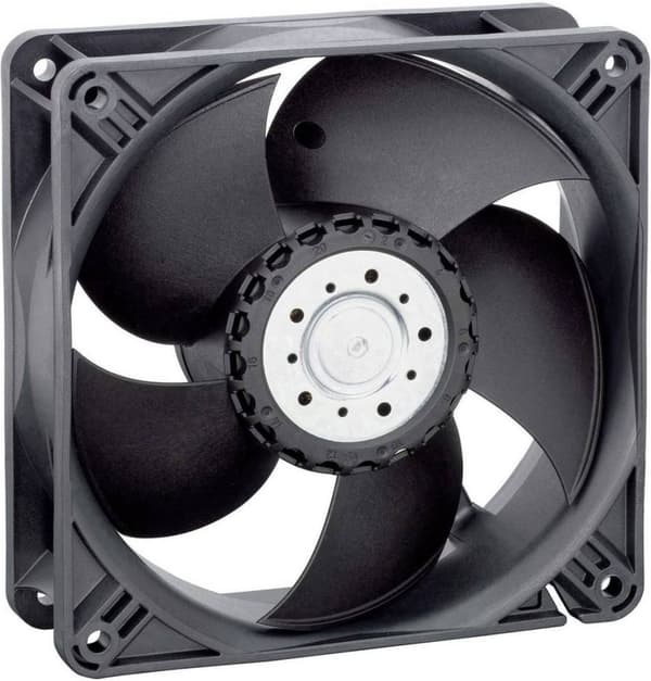 EBM Pope 4414 H aksial ventilator 24 V/DC 240 m³/h (lxbxh) 119 x 119 x 38 mm Sort