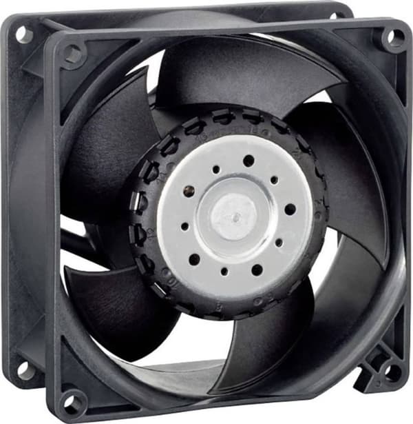 EBM Pope 3214 JH aksial ventilator 24 V/DC 146 m³/h (lxbxh) 92 x 92 x 38 mm Sort