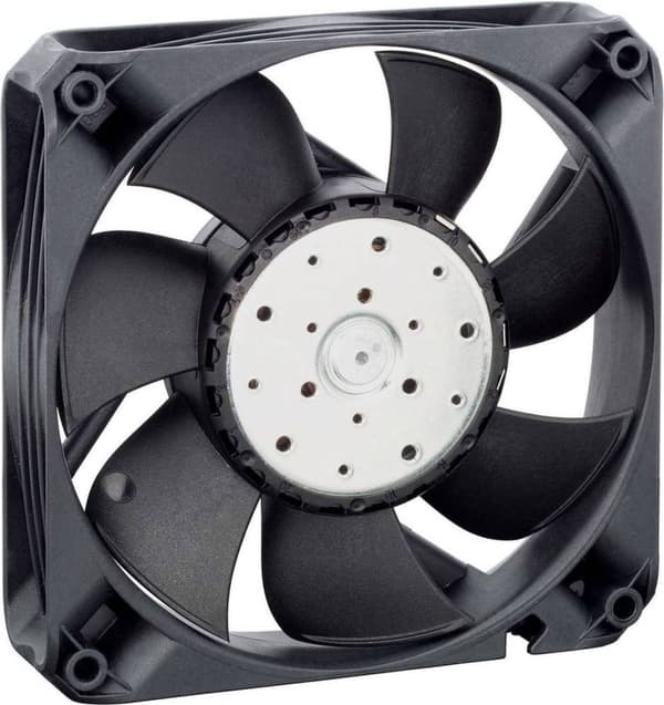 EBM Pope 4414 FNH aksial ventilator 24 V/DC 225 m³/h (lxbxh) 119 x 119 x 25,4 mm Sort