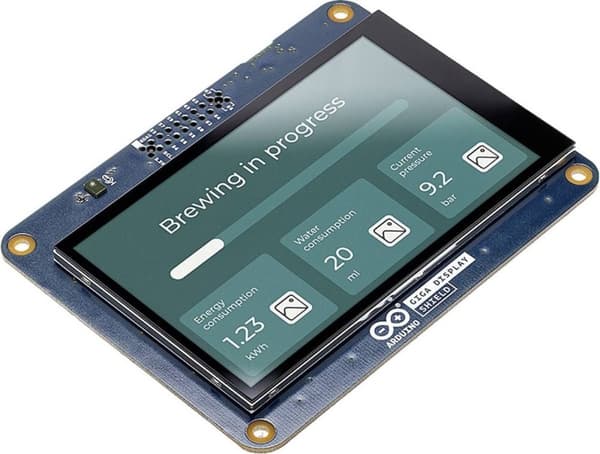 Arduino GIGA Display Shield pekskärmsskärm 10,1 cm (3,97 tum) 800 x 480 pixlar