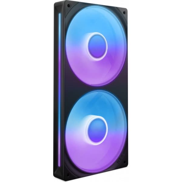 NZXT F240 RGB CORE-fläkt, 2 * 120 mm, svart