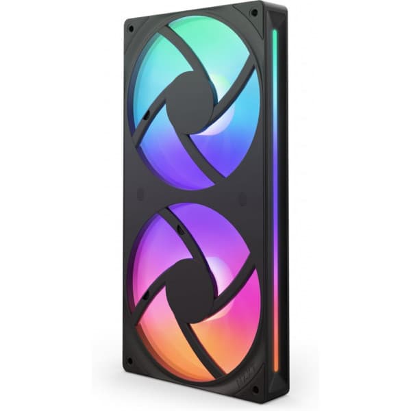 NZXT F240 RGB CORE-fläkt, 2 * 120 mm, svart