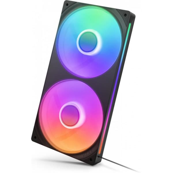 NZXT F240 RGB CORE-fläkt, 2 * 120 mm, svart
