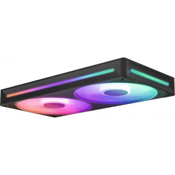 NZXT F240 RGB CORE-fläkt, 2 * 120 mm, svart