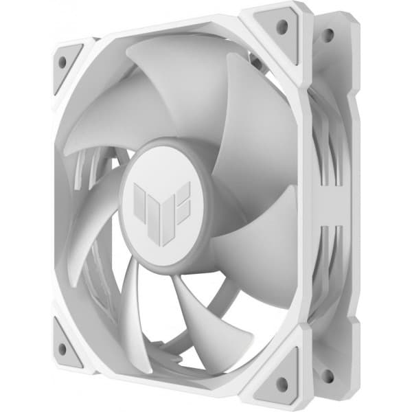 Asus TUF Gaming TR 120 ARGB PWM -tuuletin, 120 mm, valkoinen