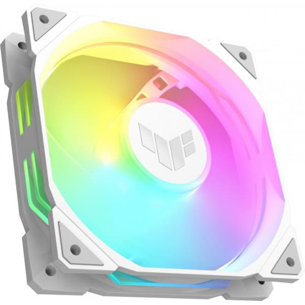Asus TUF Gaming TR 120 ARGB PWM -tuuletin, 120 mm, valkoinen Valkoinen