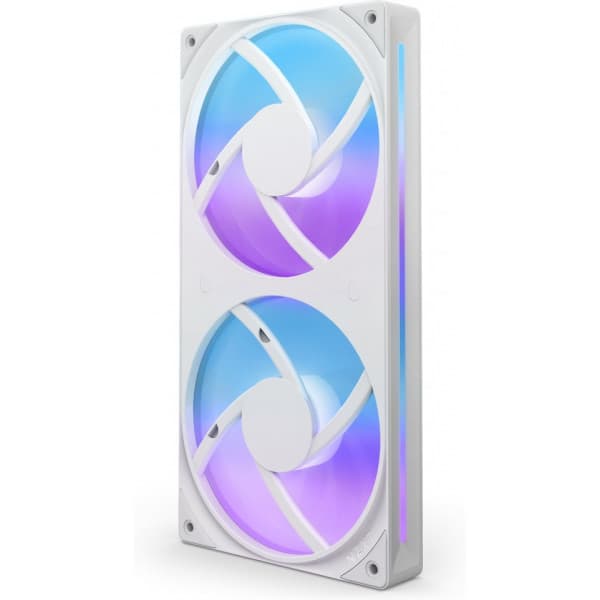 NZXT F240 RGB CORE-blæser, 2 * 120 mm, hvid