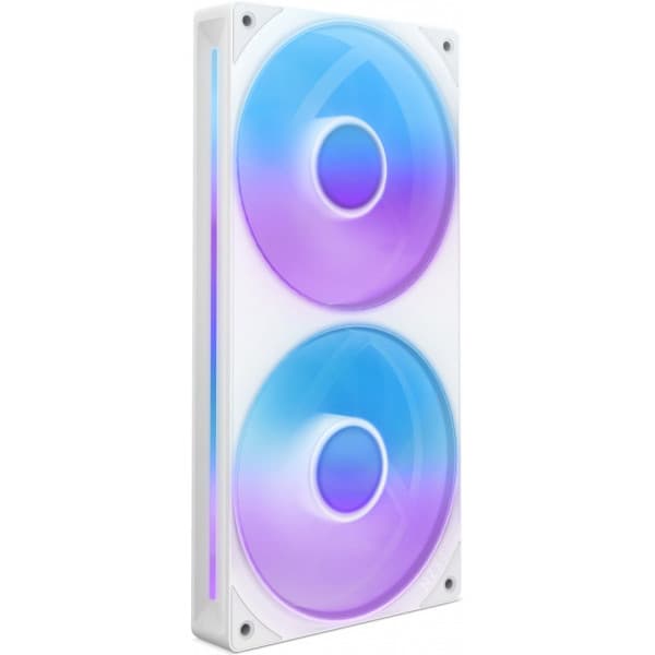 NZXT F240 RGB CORE-blæser, 2 * 120 mm, hvid