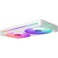 Miniatyrbillede 9 af 11: NZXT F240 RGB CORE-blæser, 2 * 120 mm, hvid