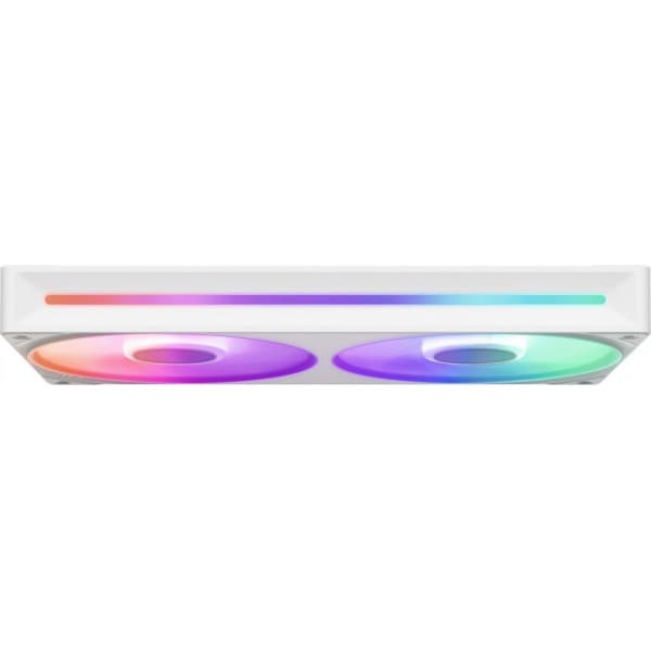 NZXT F240 RGB CORE-blæser, 2 * 120 mm, hvid