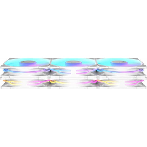 Asus TUF Gaming TR 120 ARGB Reverse PWM-fläkt, 120 mm, vit, 3-pack