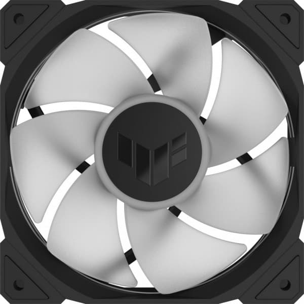 Asus TUF Gaming TR 120 ARGB Reverse PWM-fläkt, 120 mm, svart
