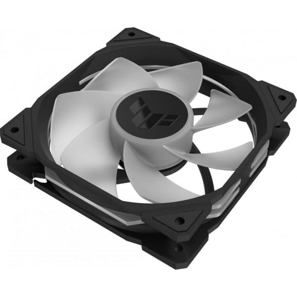 Asus TUF Gaming TR 120 ARGB Reverse PWM-fläkt, 120 mm, svart