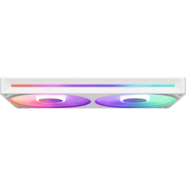 NZXT F280 RGB CORE-fläkt, 2 * 140 mm, vit