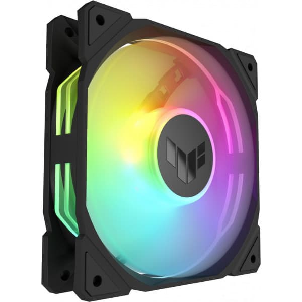 Asus TUF Gaming TR 120 ARGB PWM-fläkt, 120 mm, svart