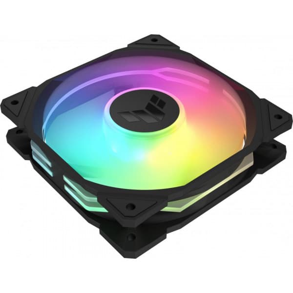 Asus TUF Gaming TR 120 ARGB PWM-fläkt, 120 mm, svart