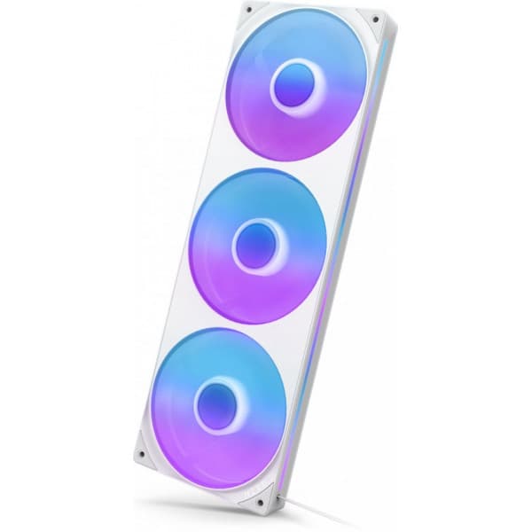 NZXT F360 RGB CORE-fläkt, 3 * 120 mm, vit