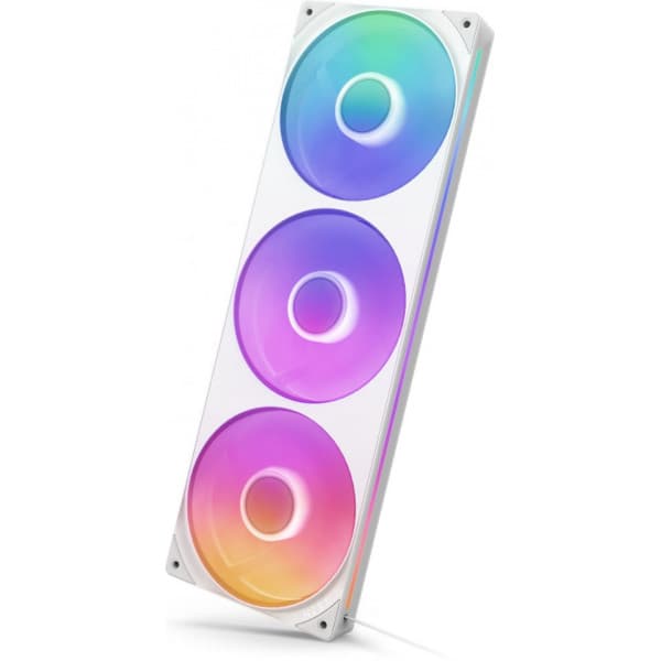 NZXT F360 RGB CORE-fläkt, 3 * 120 mm, vit