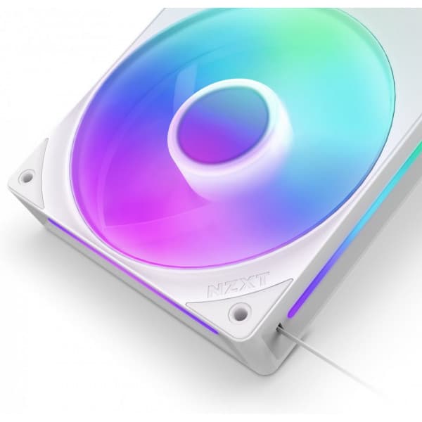 NZXT F360 RGB CORE-fläkt, 3 * 120 mm, vit