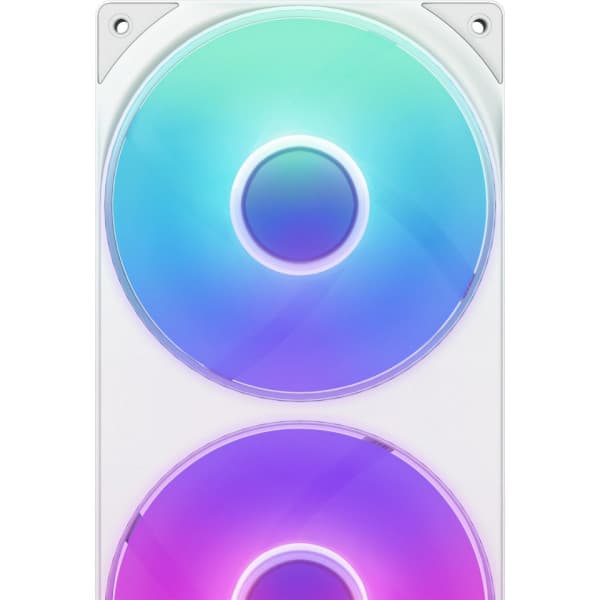 NZXT F360 RGB CORE-fläkt, 3 * 120 mm, vit