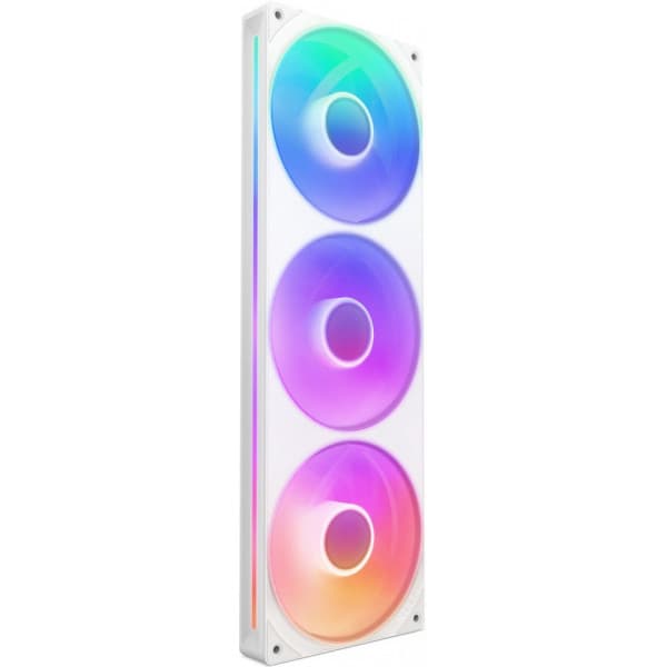 NZXT F360 RGB CORE-blæser, 3 * 120 mm, hvid