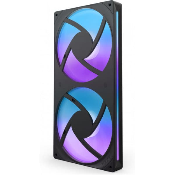 NZXT F280 RGB CORE-fläkt, 2 * 140 mm, svart