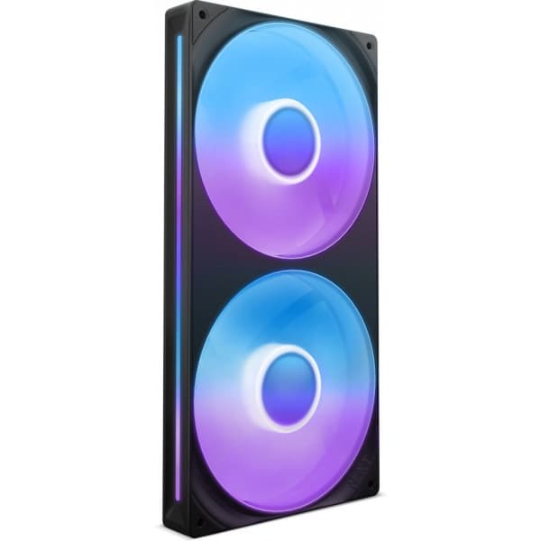 NZXT F280 RGB CORE-fläkt, 2 * 140 mm, svart