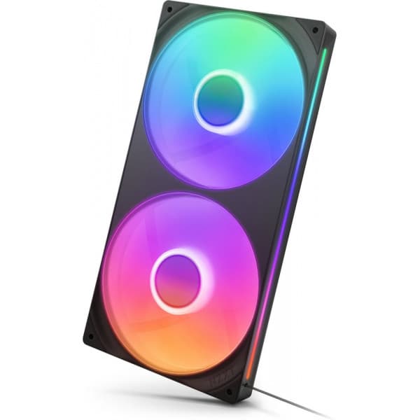 NZXT F280 RGB CORE-fläkt, 2 * 140 mm, svart