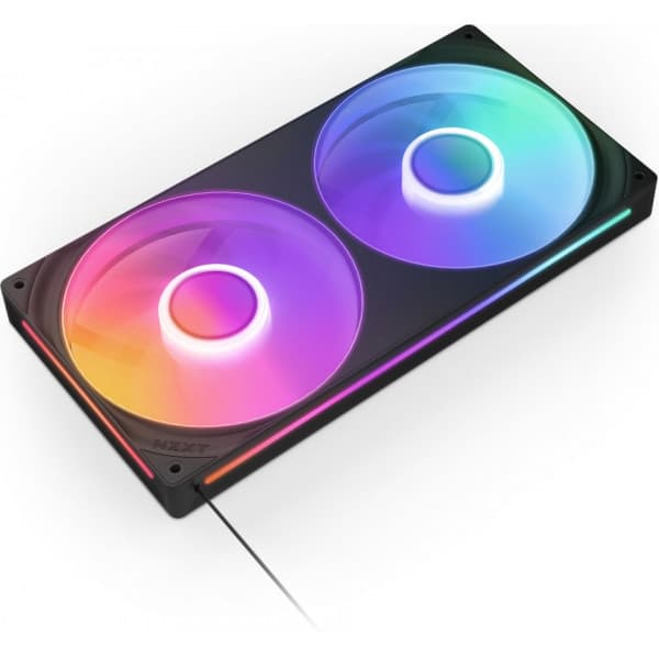 NZXT F280 RGB CORE-fläkt, 2 * 140 mm, svart