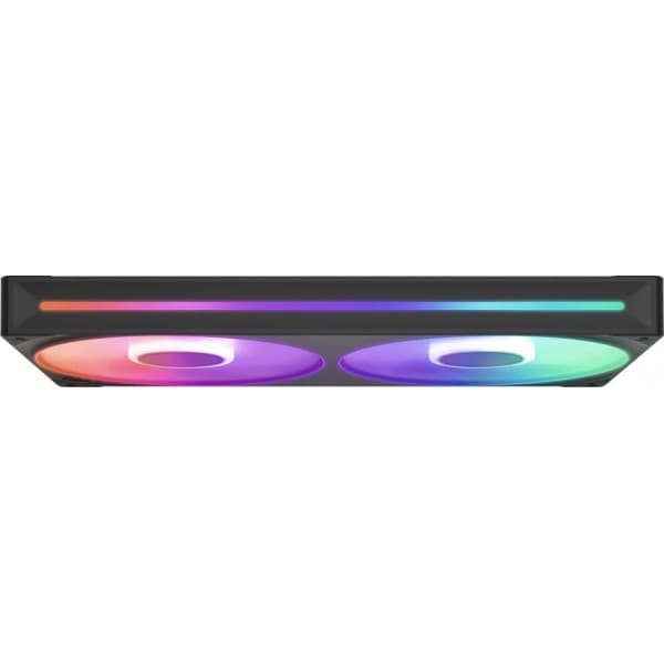NZXT F280 RGB CORE-fläkt, 2 * 140 mm, svart