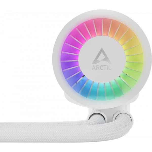 Arctic Liquid Freezer III 420 ARGB - væskekølesystem, hvid