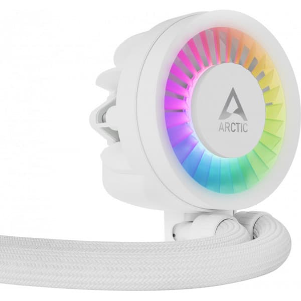 Arctic Liquid Freezer III 420 ARGB - væskekølesystem, hvid