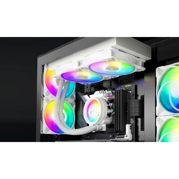Arctic Liquid Freezer III 280 ARGB - væskekølesystem, hvid