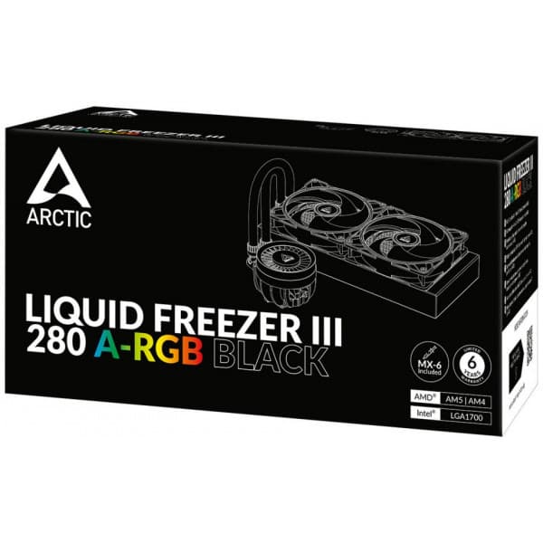 Arctic Liquid Freezer III 280 ARGB - væskekølesystem, sort