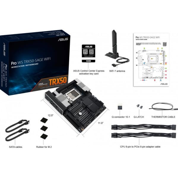 Asus Pro WS TRX50-Sage WiFi CEB moderkort