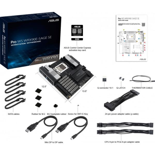 Asus Pro WS WRX90E-SAGE SE EEB bundkort