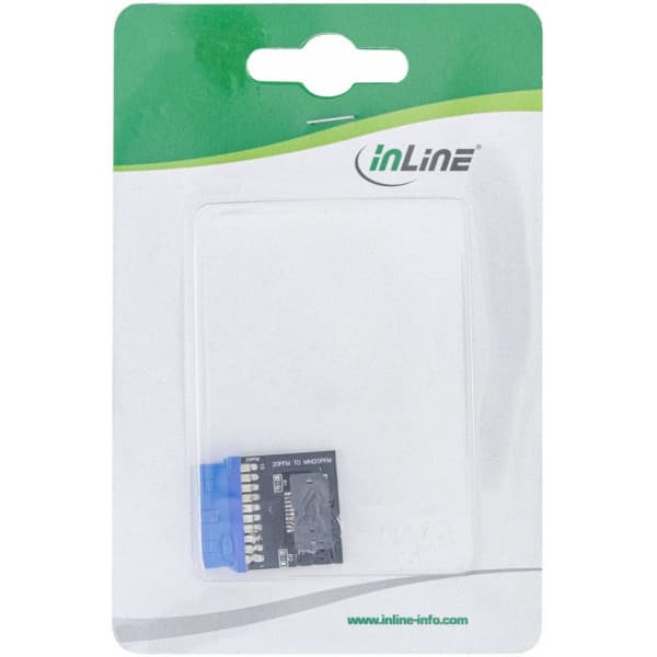 InLine USB 3.0 til USB 3.1 Forside Nøgle-A Adapter intern modul