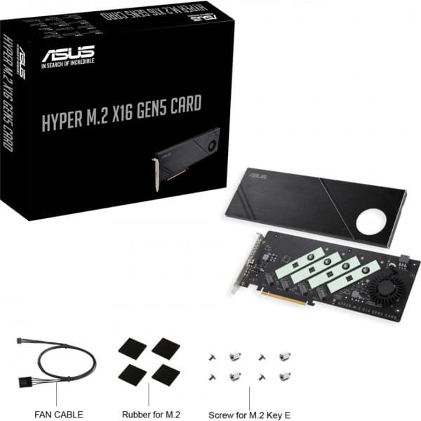 Asus Hyper M.2 x16 Gen5-kortadapter