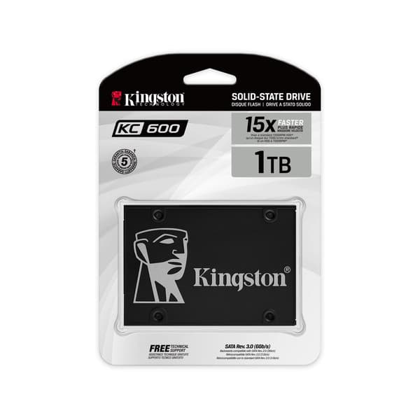 Kingston KC600 1 TB SATA III 2,5" SSD-disk