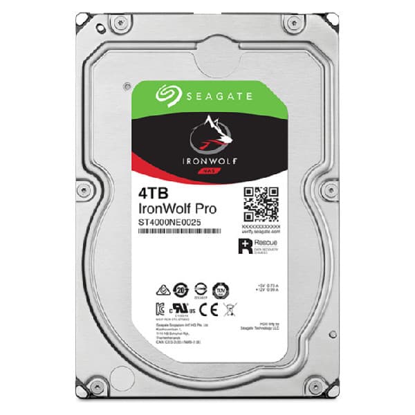 Seagate IRONWOLF PRO 4 Tt SATAIII 256 Mt 3,5" -kovalevy