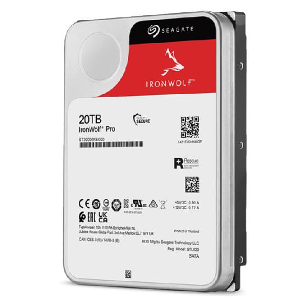 Seagate IRONWOLF PRO 20 Tt SATAIII 256 Mt 3,5" hårddisk