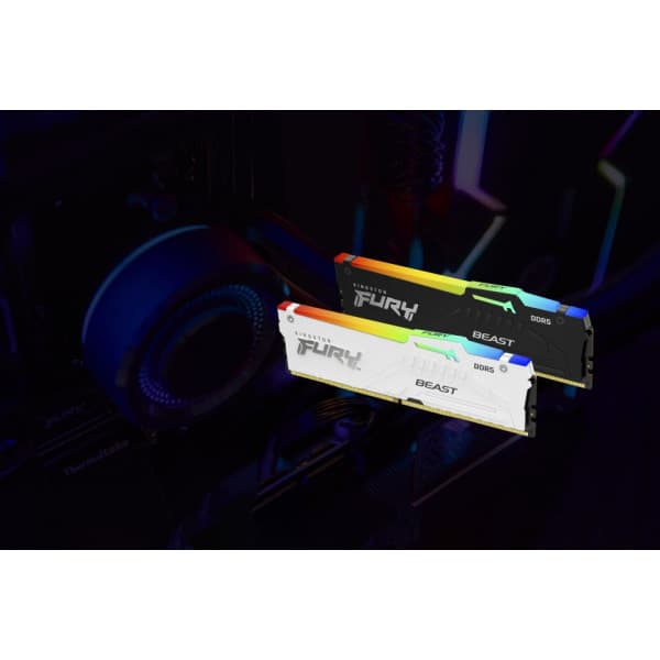 Kingston FURY Beast White DDR5 RGB EXPO 6800 MHz CL34 16 Gt -muistimoduli