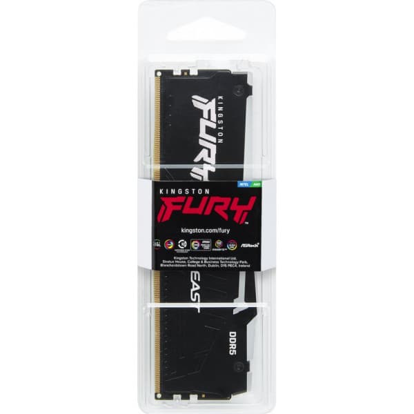 Kingston FURY Beast DDR5 RGB 6400 MHz CL32 16 Gt -muistimoduli
