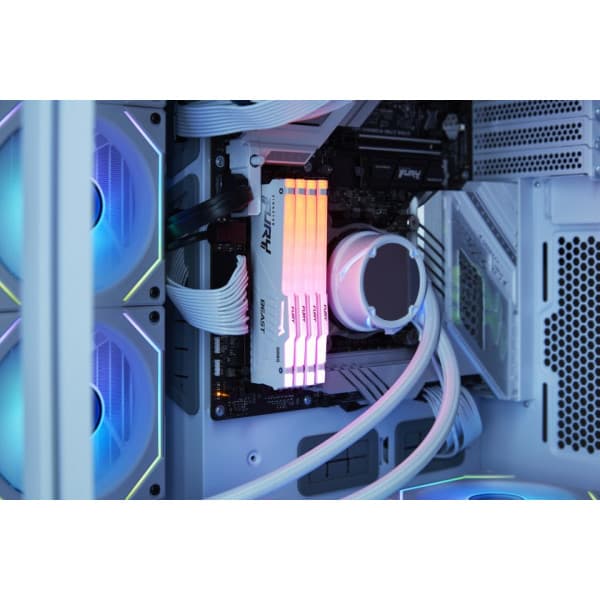 Kingston FURY Beast White DDR5 RGB 6400 MHz CL32 32 GB hukommelsesmodulpakke