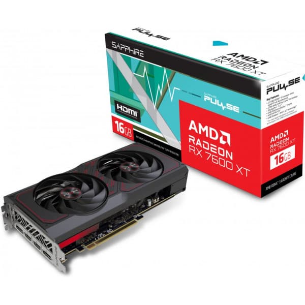 Sapphire PULSE AMD Radeon RX 7600 XT-grafikkort