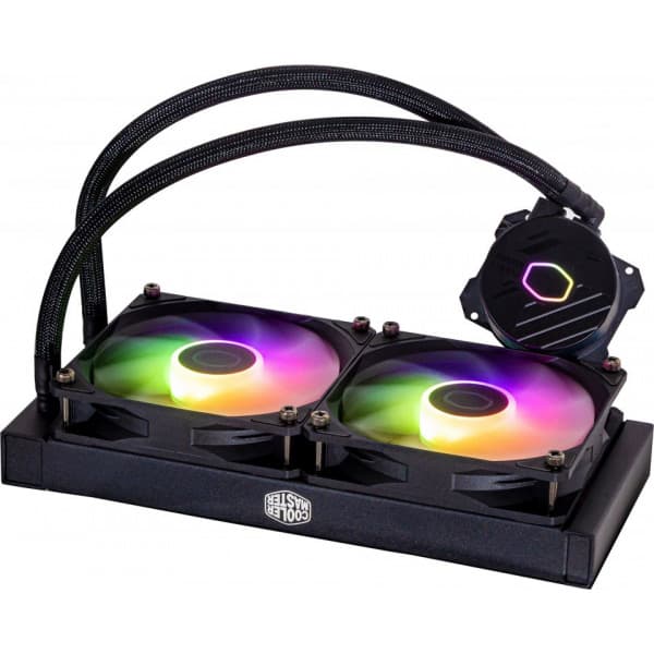 Cooler Master MasterLiquid 240L Core ARGB -vätskekylsystem, svart