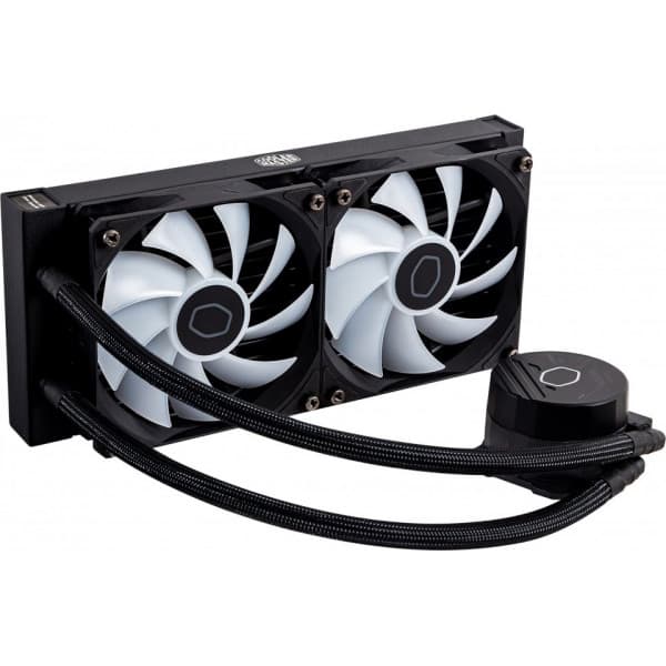 Cooler Master MasterLiquid 240L Core ARGB -vätskekylsystem, svart