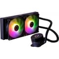 Miniatyrbild 1 av 6: Cooler Master MasterLiquid 240L Core ARGB -vätskekylsystem, svart