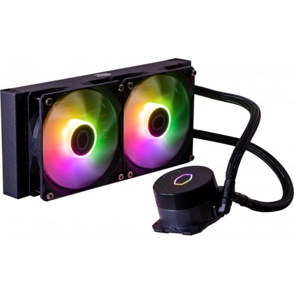 Cooler Master MasterLiquid 240L Core ARGB - væskekølesystem, sort Sort