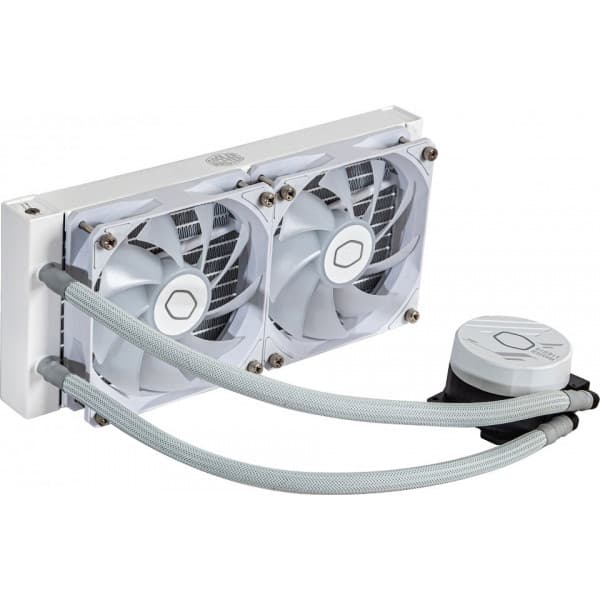Cooler Master MasterLiquid 240L Core ARGB væskekølesystem, hvid